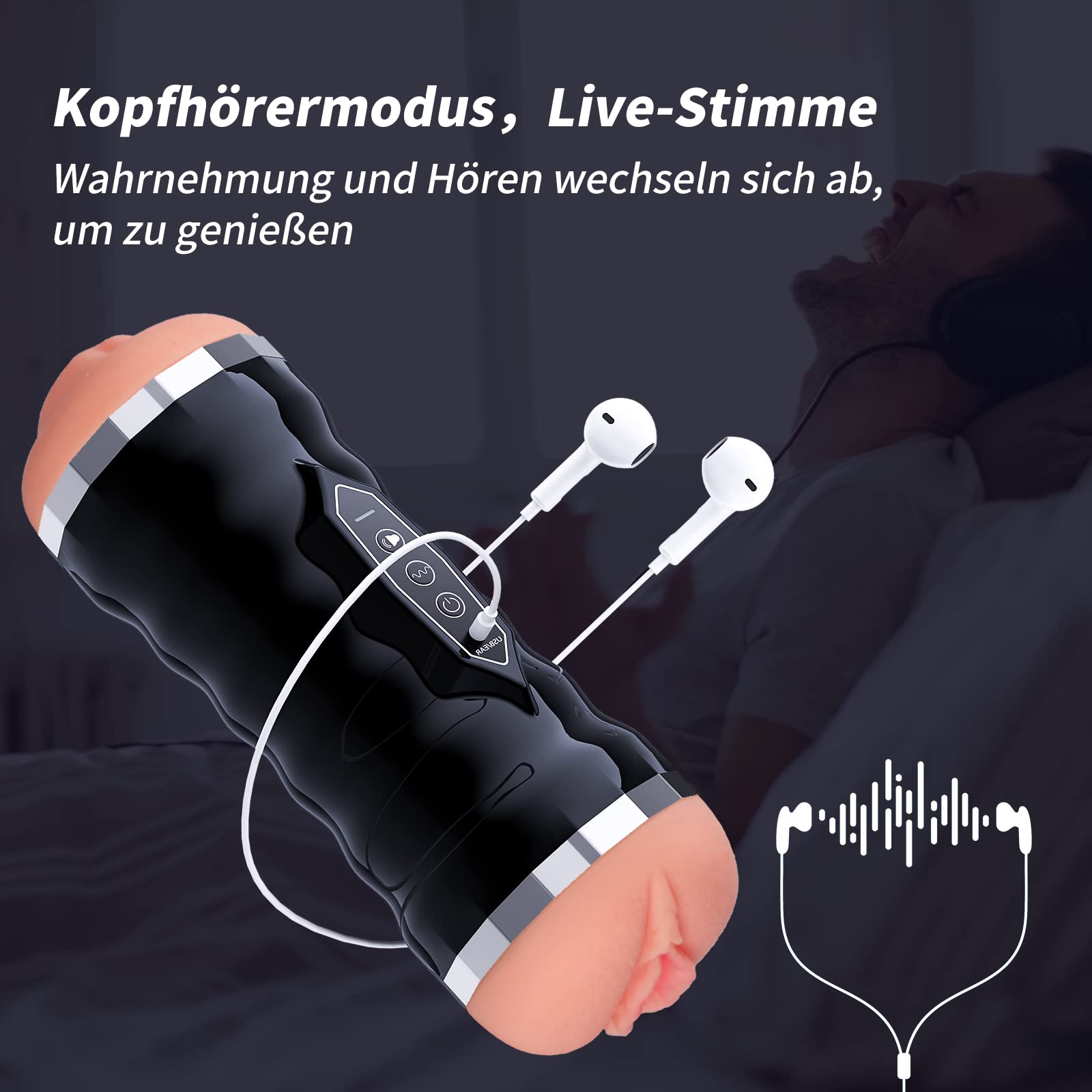 Masturbator, Taschenmuschi, Sexspielzeug für Männer, 2-in-1 Vagina und Mund  Befriedigung, Mehrere Vibrationsstufen, Travel-Pussy mit Frauenstöhnen 1 :  Amazon.de: Drogerie & Körperpflege