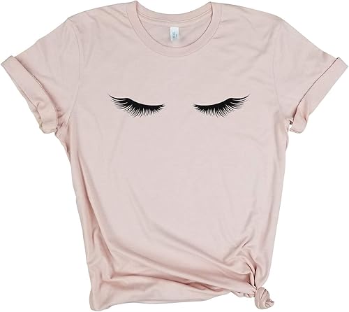 Miniatura 1 de Eyelashes Shirt - Eyelashes Shirt, Lashes Shirt, Mascara, Tumblr Tee, Makeup Fashion, Vacay Mode, travel shirt
