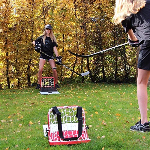 Better Hockey Extreme Sauce Catcher - Saucer Pass Training Aid - Mini Goal Holds Up to 40 Pucks - Fun Backyard Games - Trick Shots - Easy to Carry - Premium Quality - Thumbnail 6