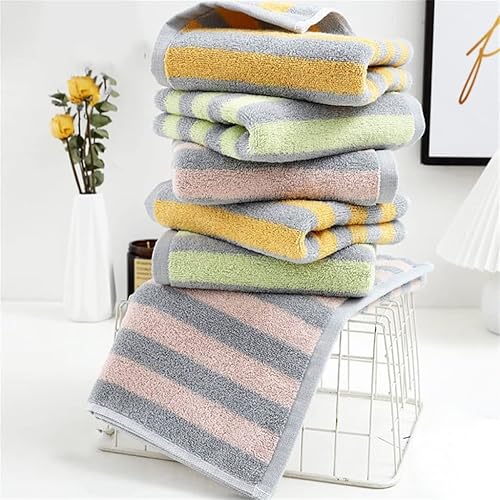 Miniatura 4 de QDLZLG Towel Soft moistures Cotton Household Men and Women Wipe face Stripe Skin Towel not Easy to Lose Hair