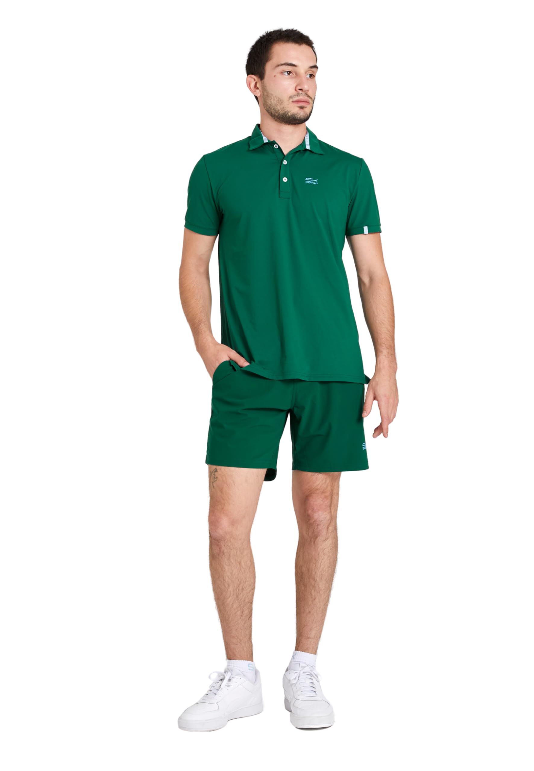 Sportkind Jungen & Herren Tennis, Golf, Segeln, Funktions Poloshirt Kurzarm, UV-Schutz, atmungsaktiv