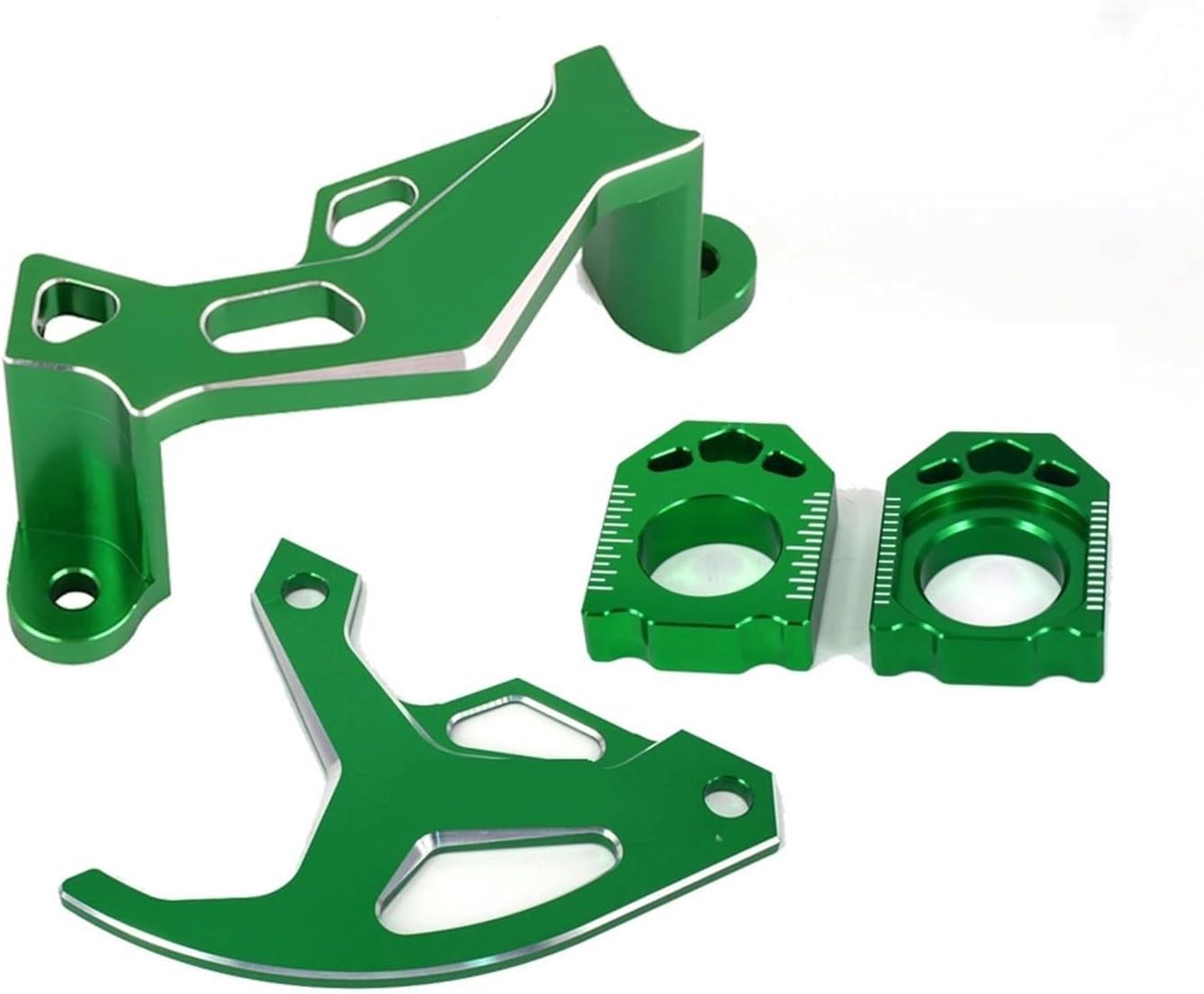 Motorcycle Rear Brake Disc Caliper Guard Protector Compatible With Kawasaki KX250F KX450F KX450 KLX450R KXF 250 450 KX 250F 450F 2004-2018(Axle Block)