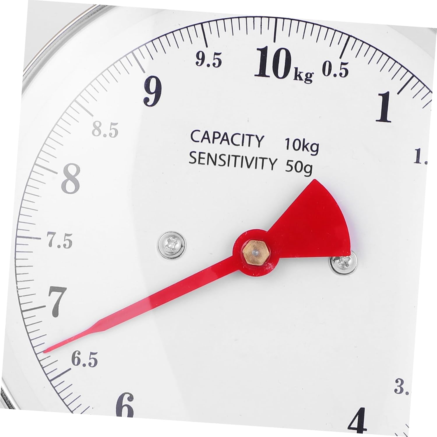 Mechanical Food Weighing Scale: 10kg Vintage Style Kitchen Scale with Detachable Bowl for Bread Coffee Beans Meal Prep Baking Cooking