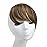 SARLA Straight Side Bangs Extension Clip in Synthetic Hair Pieces for Women Ash Medium Brown/Ash Blonde