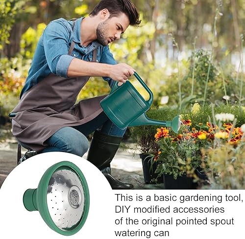 Regadera universal para jardín, cabezal de rosa, rociador de agua, se adapta a todas las regaderas, boquilla de boquilla de repuesto de boquilla de