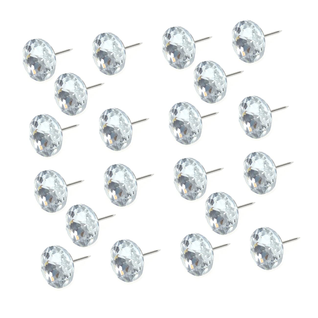 Boutons cristal capitonnage haut de gamme pour lit et mur