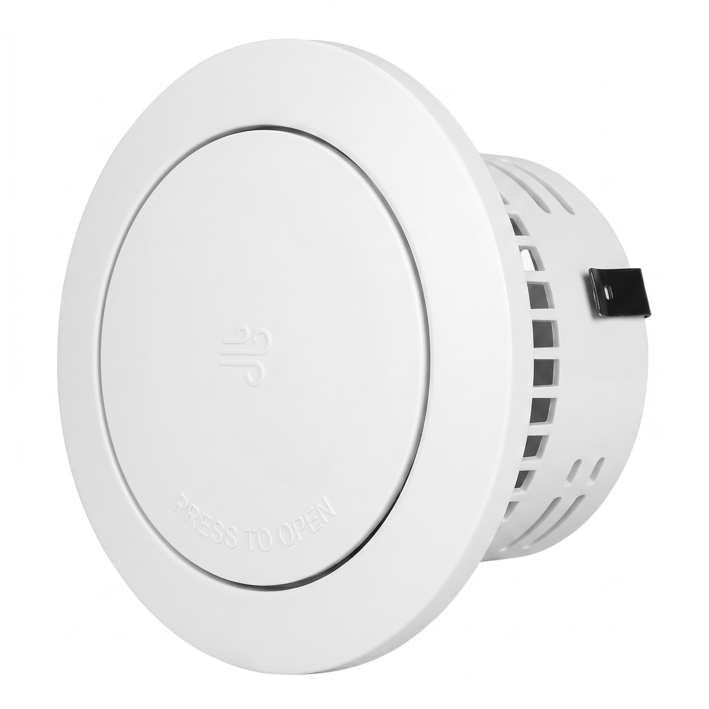 Ceiling Vent Cover, 5.91 Inch Air Vent with 3-Speed Adjustment, Noise Reduction Dust-Filtration Round Vents Cover, White