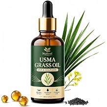 Natural Usma Herbal Hair & Scalp Oil, Botanical Usma Grass Extract Serum for Scalp Hydration & Conditioning, Lightweight Leave-In Hair Care Oil for Men & Women, 1 fl oz 30ml