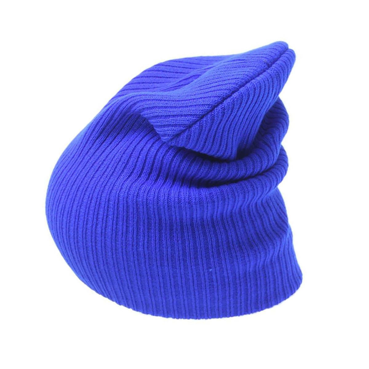 Van Der Linn Adult Slouch Beanie Winter Hat Cap One Size Skateboard (UK, Alpha, One Size, Blue)
