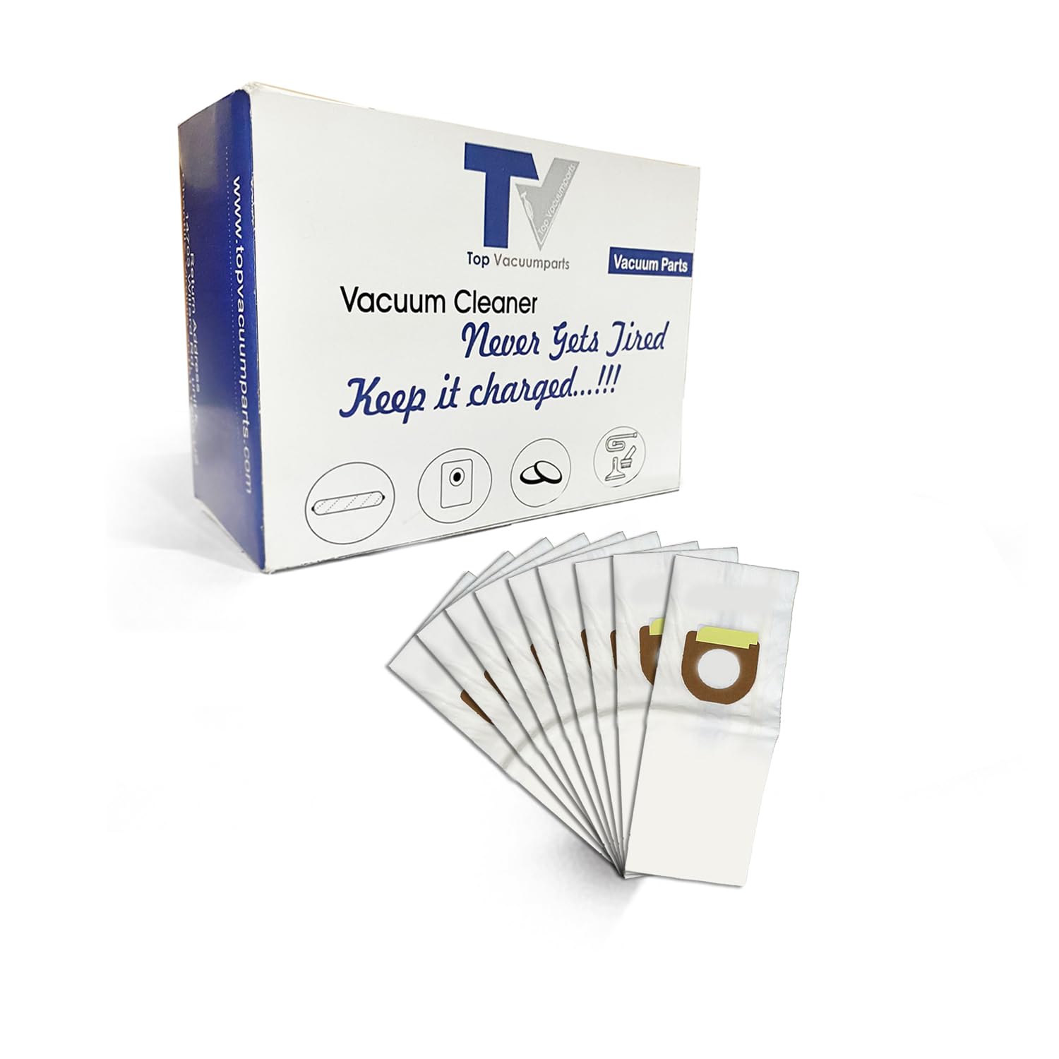 Eureka 53469-23 Cloth, Red Zipper SC888J ST Paper Bag 2 Screw