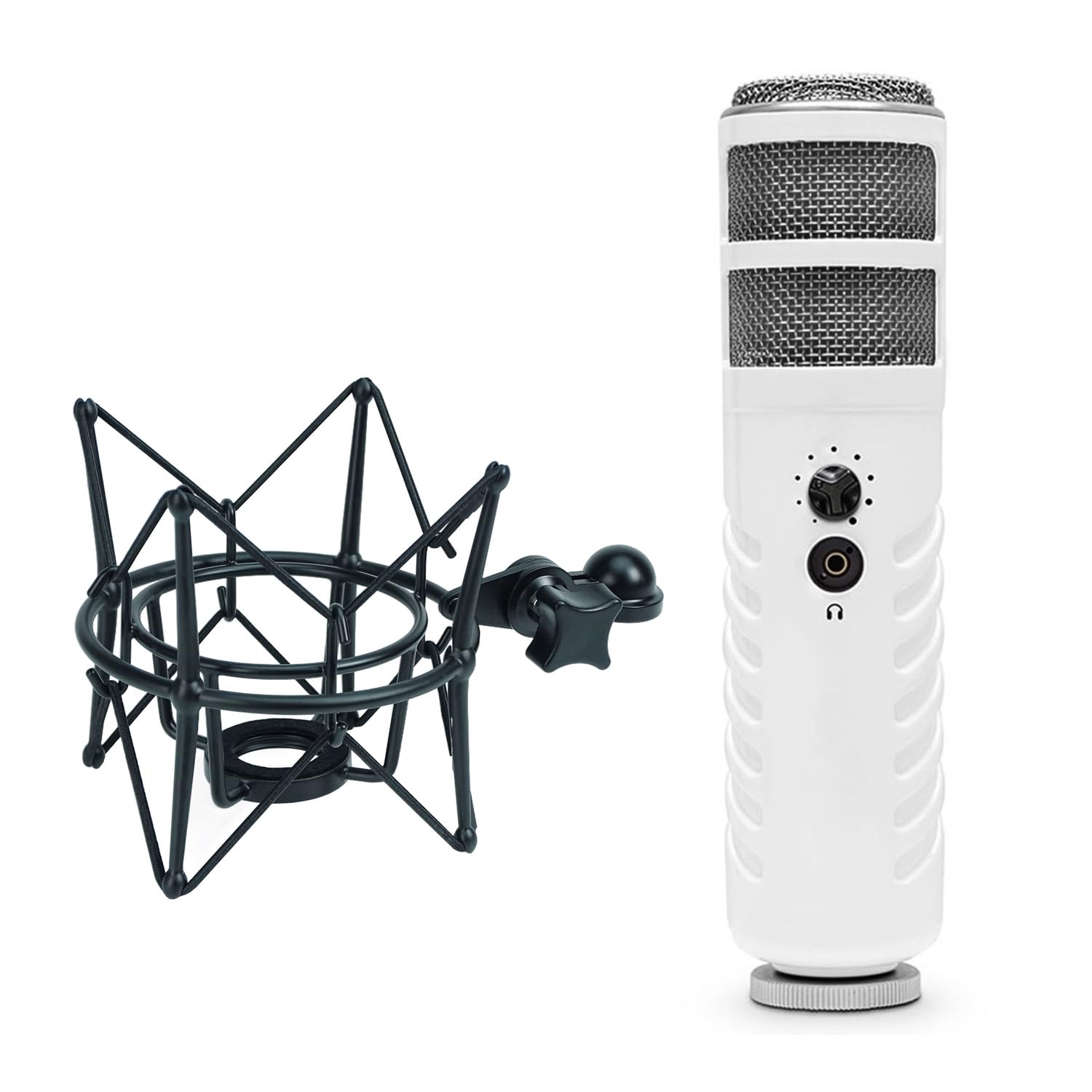 Rode Podcaster USB-Sprechermikrofon mit keepdrum MS090B Mikrofon-Spinne Schwarz