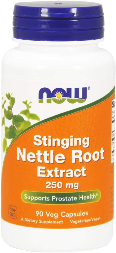 NOW Supplements, Stinging Nettle Root Extract (Urtica dioica) 250 mg, Supports Prostate Health*, 90 Veg Capsules : Health & Household