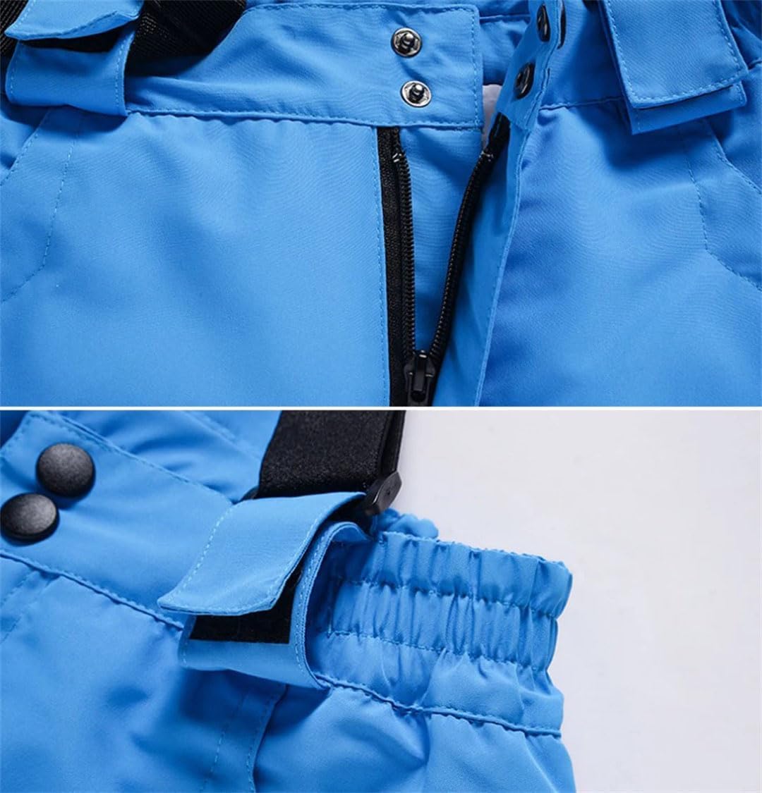 Women Ski Pants Outdoor Sports Suspenders Trousers Windproof Warm Winter Snow Sports Windproof Skiing Trousers