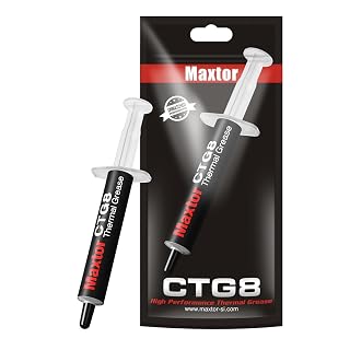 Maxtor CTG8-4G Thermal Paste for CPU, GPU & Laptop | High Performance 12.8W/m·K Thermal Conductivity | Non-Conductive, Metal-Free | Long-Lasting Cooling Compound (4g)