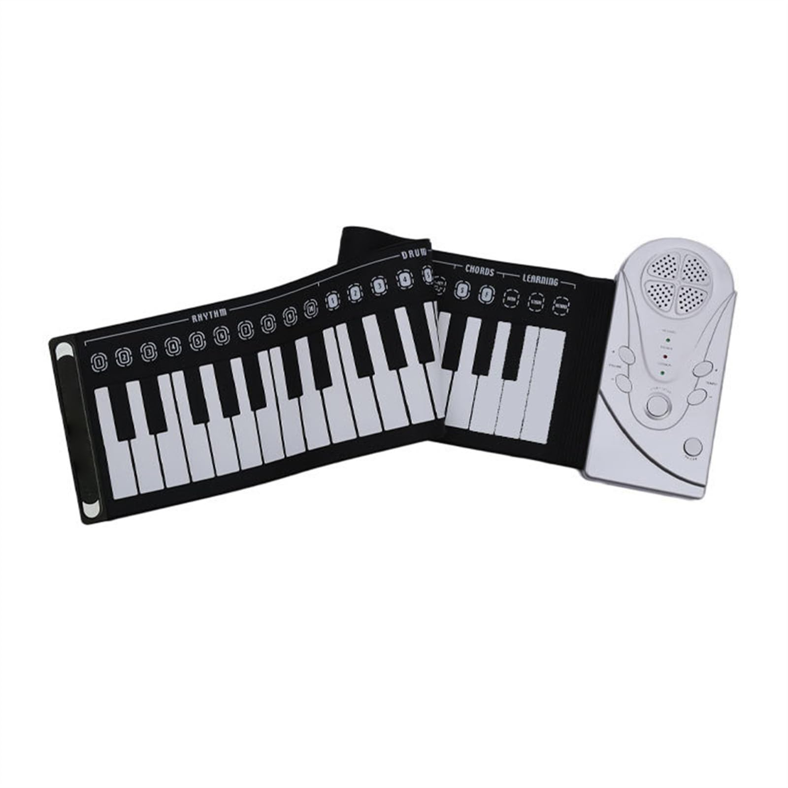 Tastiera Elettronica Multifunzione Pieghevole Portatile In Silicone Arrotolata A Mano A 49 Tasti Pianoforte Elettronico per Principianti
