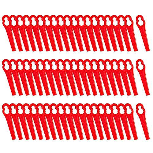 60Pcs Plastic Trimmer Cutters Set for Stihl Polycut 2-2 4008 007 1000 Grass Lawnmower Blades Parts
