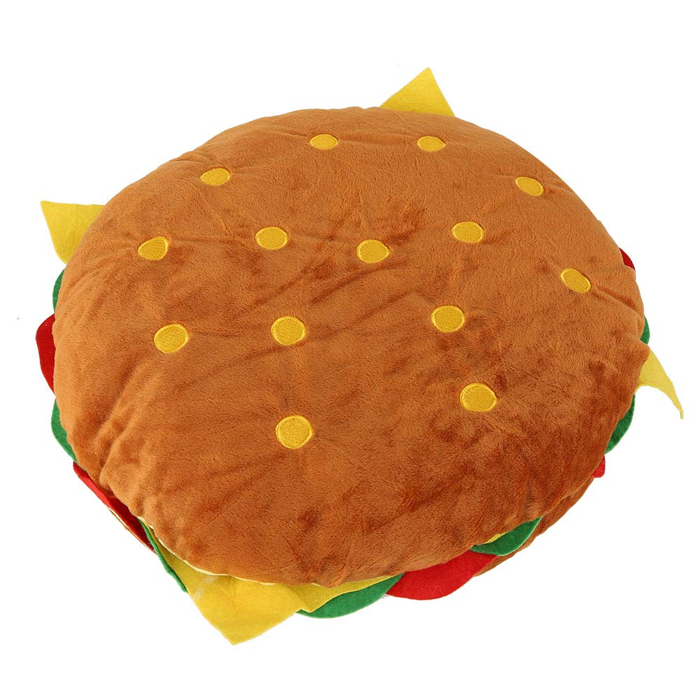 Creative Throw Pillow, Simulation Burger Cushions Case Throw Pillow Cover Sofa Lumbar Pillow Super Soft Child Household Throw Pillow