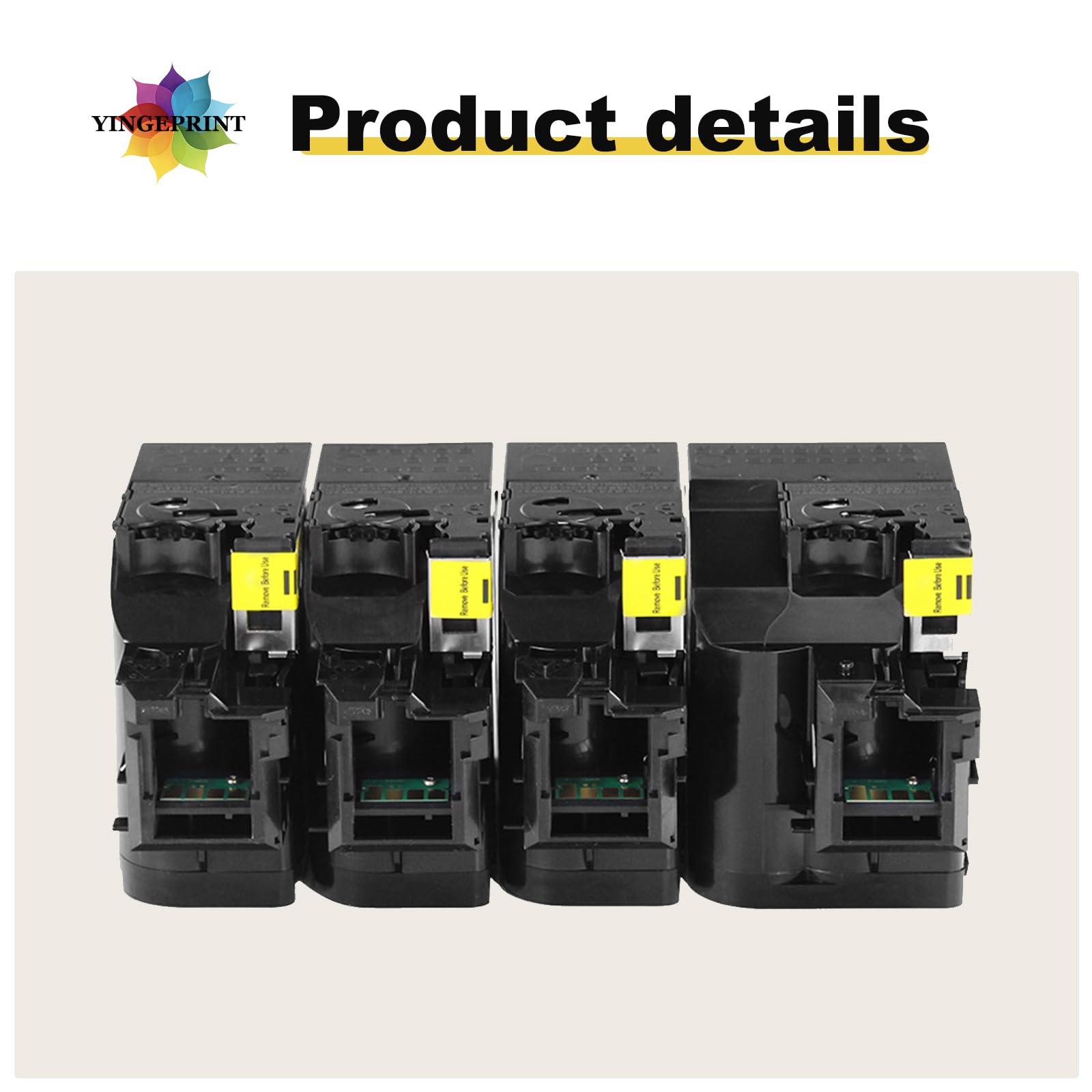 C620 Zestaw 4 wkładów z tonerem kompatybilny z 4 kolorami standardowa pojemność Nr ref. 006R04616 006R04617 006R04618 006R04619 pasuje do drukarki Xerox VersaLink C620 C625 wersja europejska EEA