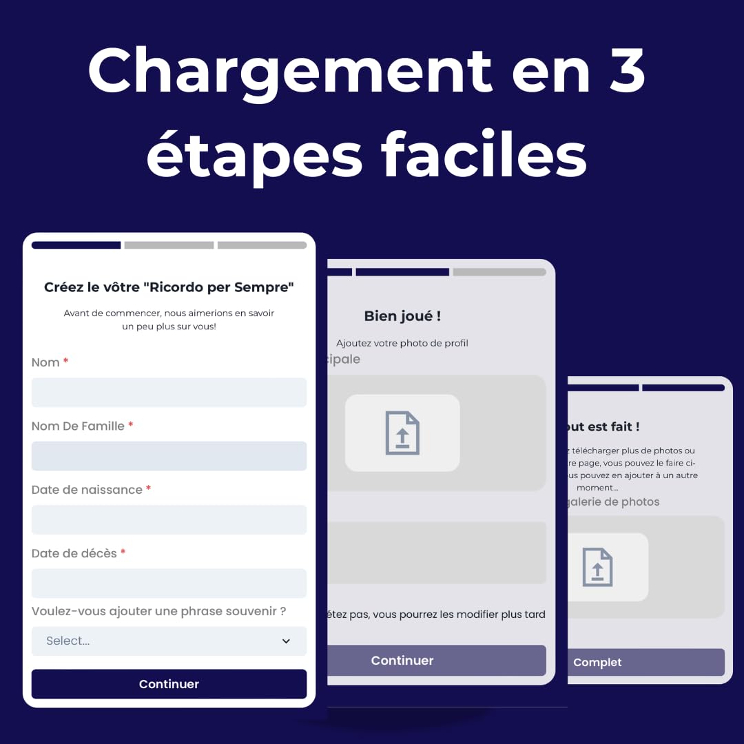 QR pour pierres tombales avec Mémoire Numérique - support QR code funérailles
