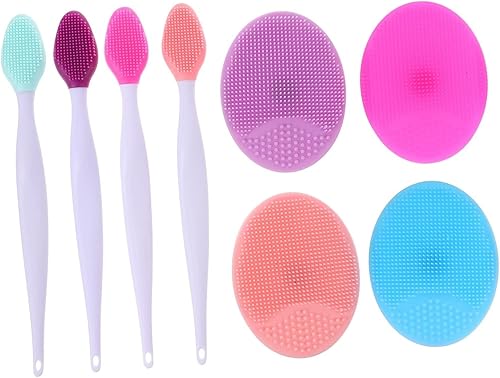 Double-Sided Silicone Face Brush for Deep Pore Cleaning