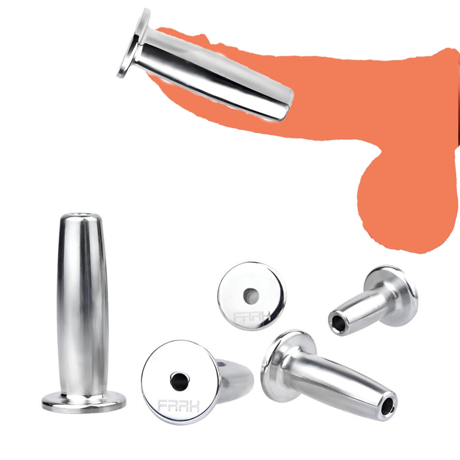 5pc set Edelstahl Harnröhren Dilatator Hohl Penis Plug Metall Dilator Harnröhrensonden Prinzenzepter Katheter Sounding Stab Prostata Stimulation CBT Masturbation Urethral Stick Sex Toy Männer