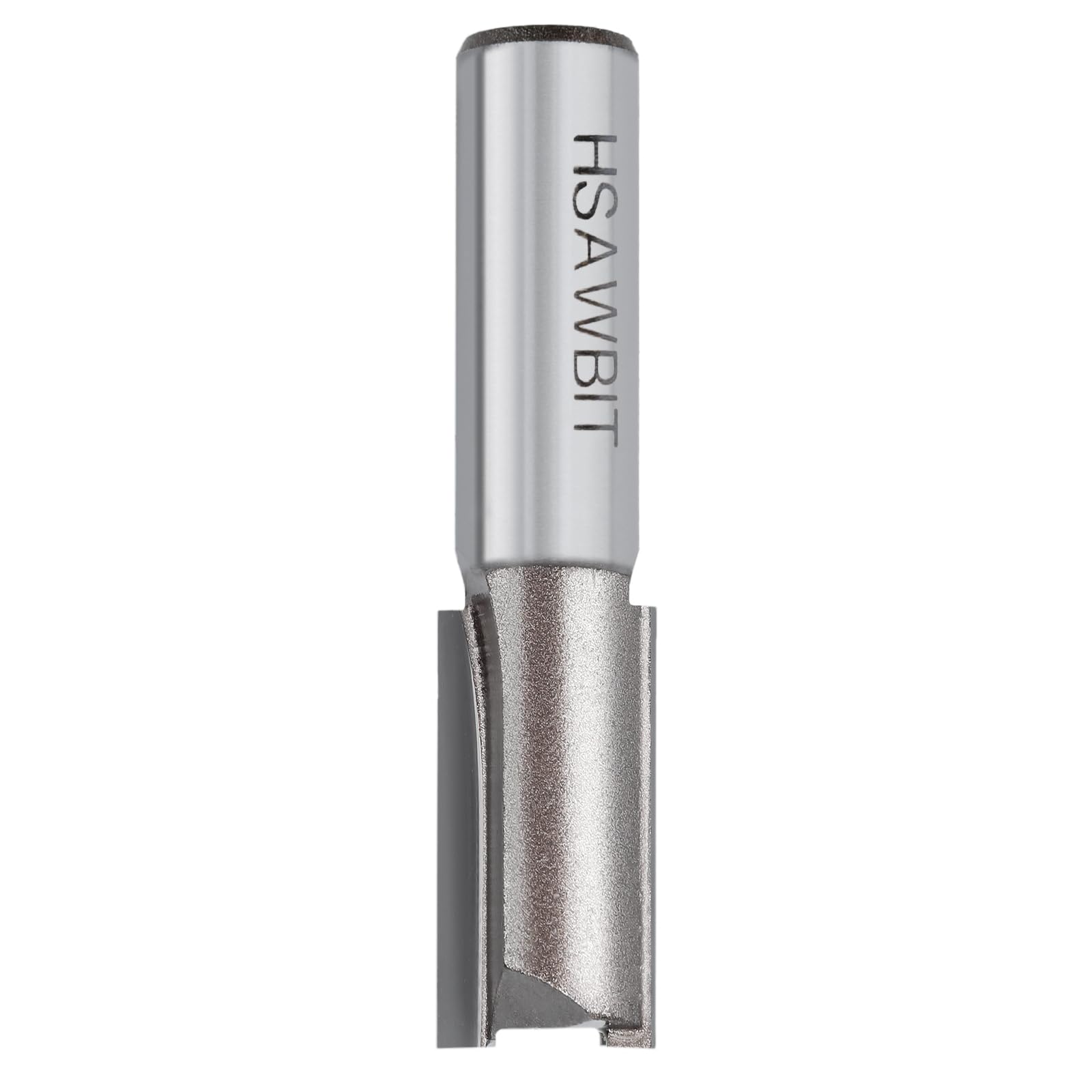 hsawbit Straight 2-Flute Router Cutter, 1/2 Inch Shank, 12mm Cut Diameter & 30mm Cut Length, Flush Trim Router Bit for Woodworking - Image 2