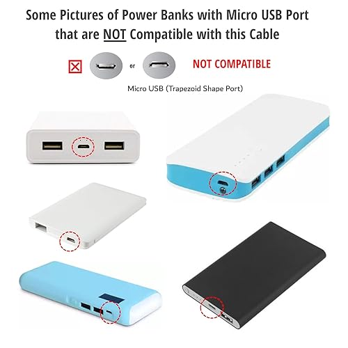 Miniatura 4 de USB-C Charging Cable Cord Wire for Power Banks Compatible with iWalk, Spigen PocketBoost, INIU, RAVPower, BONAI, Anker USBC & Other PowerBanks with