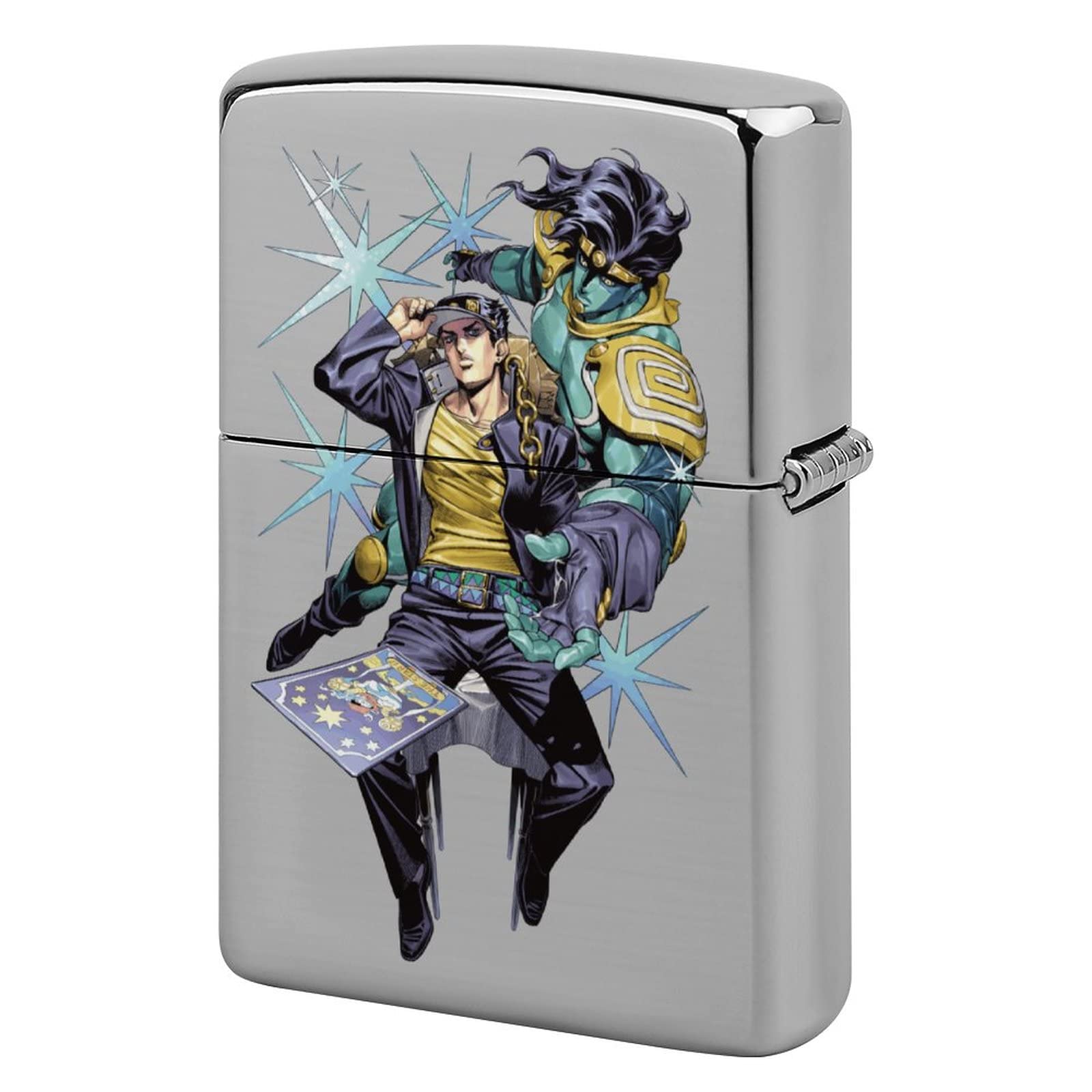 ジョジョの奇妙な冒険　オイルライター　zippo 風　JP41 Amazon.co.jp: ジョジョの奇妙な冒険 オイルライター zip po風 JP41
