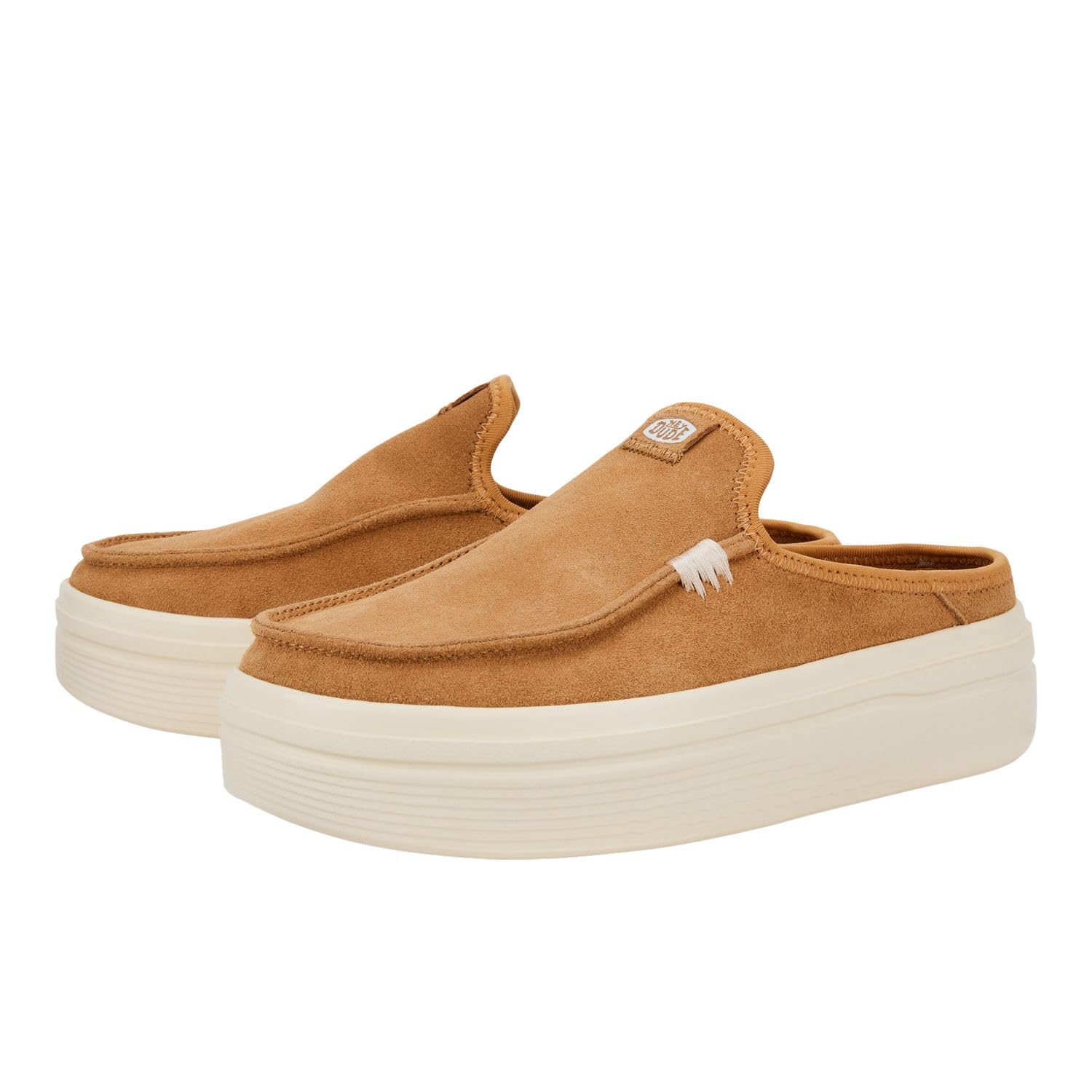 HEYDUDE Women's Austin Lift Platform Mule | Casual Slip-On Shoes | Lightweight, Comfortable, Stylish Everyday Footwear