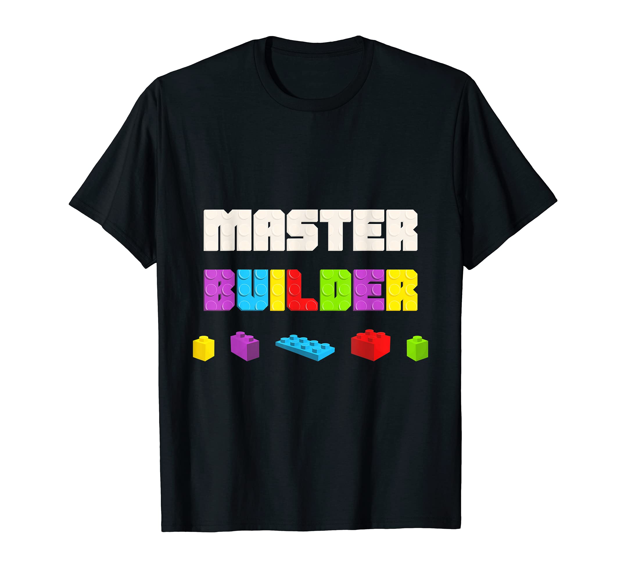 Kids Cool Master Builder Block Building for Boys Girls T-Shirt