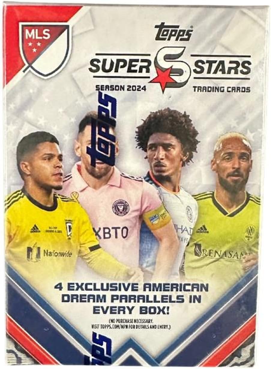2024 Topps MLS Superstars Soccer Trading Card Blaster Box