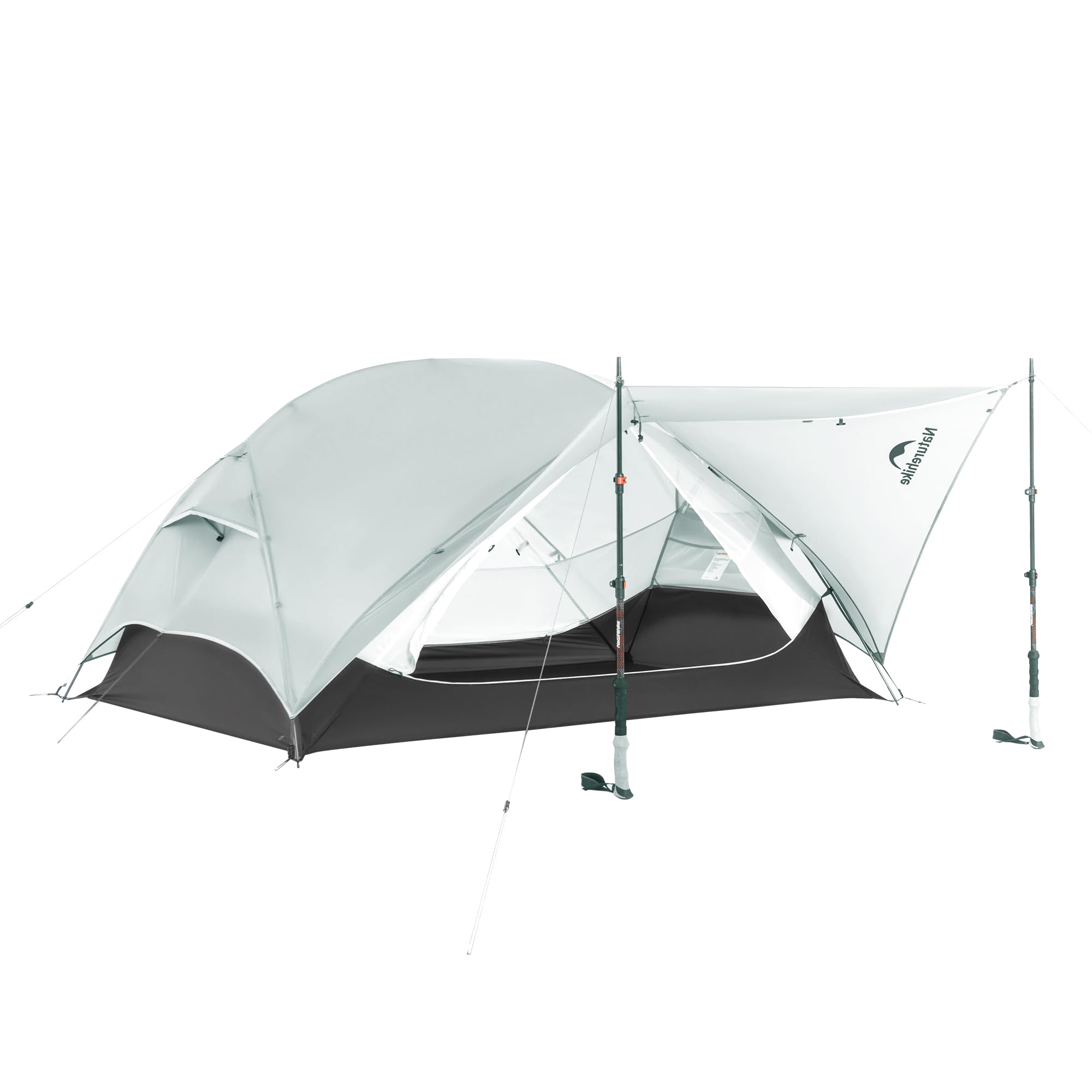 Naturehike Mongar UL Tenda Ultraleggera Antivento Impermeabile da Trekking Doppia Portatile 1/2 Persona 3-4 Stagione per Campeggio Escursionismo