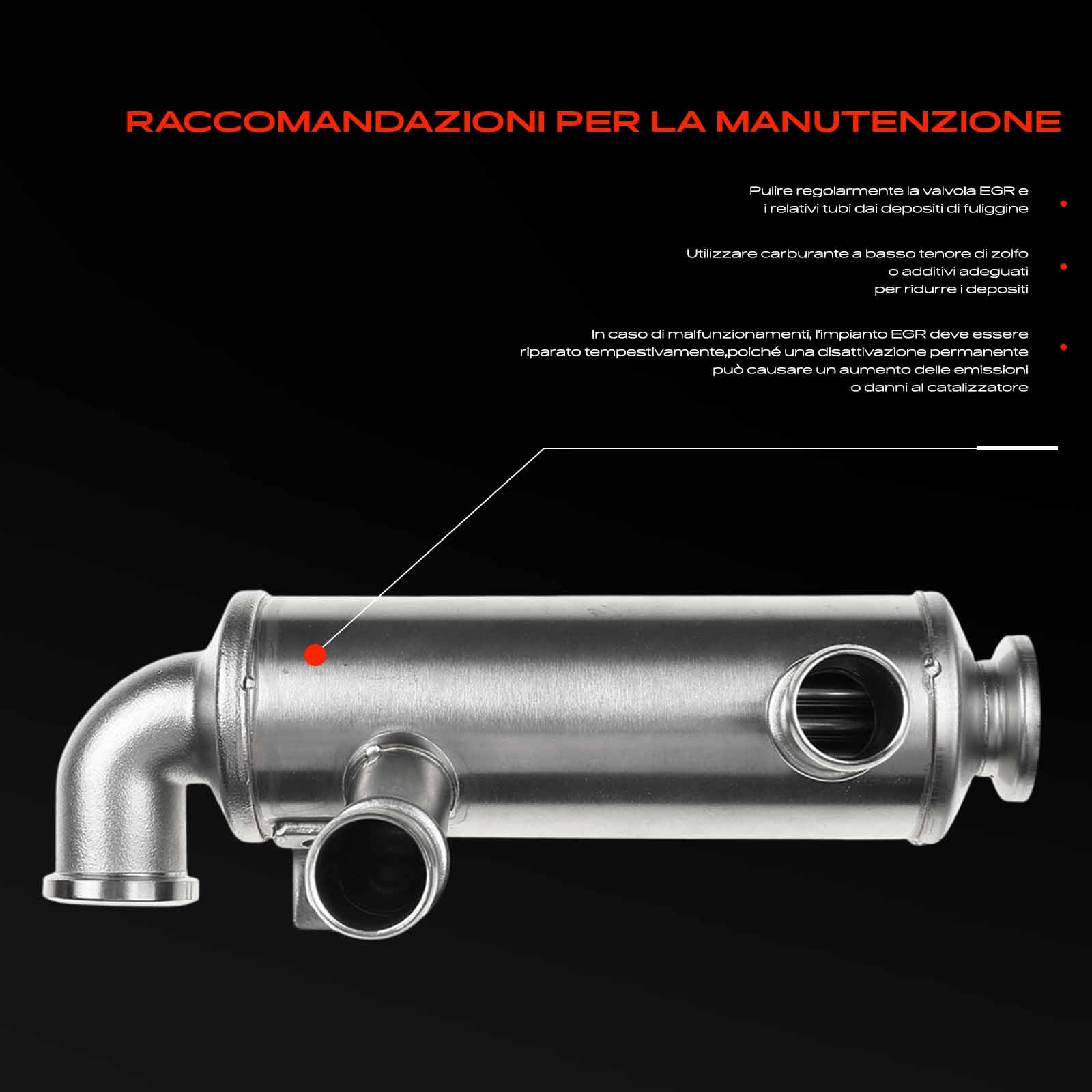 Frankberg Valvola EGR per il ricircolo dei gas di scarico modelli dal 2006 | Compatibile con: VF7 saltellante, S40 II 544, Berlingo/Berlingo Primo monovolume GFK GJK MF, V50 545, Focus II Box/Estate