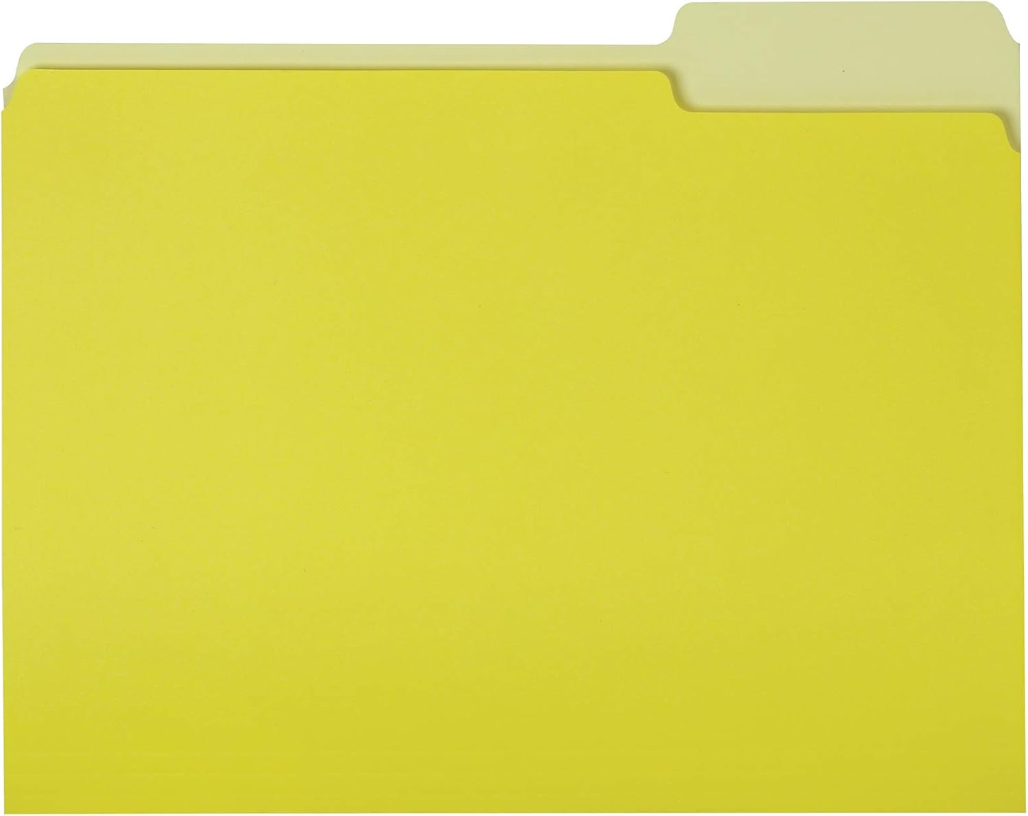 Amazon Basics File Folders, Letter Size, 1/3 Cut Tab