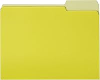 Vista 11 de Yaxa Basics - Carpetas de archivo tamaño carta, con pestaña de corte de 1/3, color gris, paquete de 36