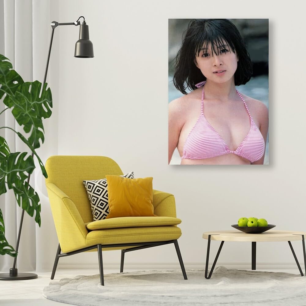 Amazon.co.jp: 河合奈保子 ポスター(16)写真ポスターキャンバス