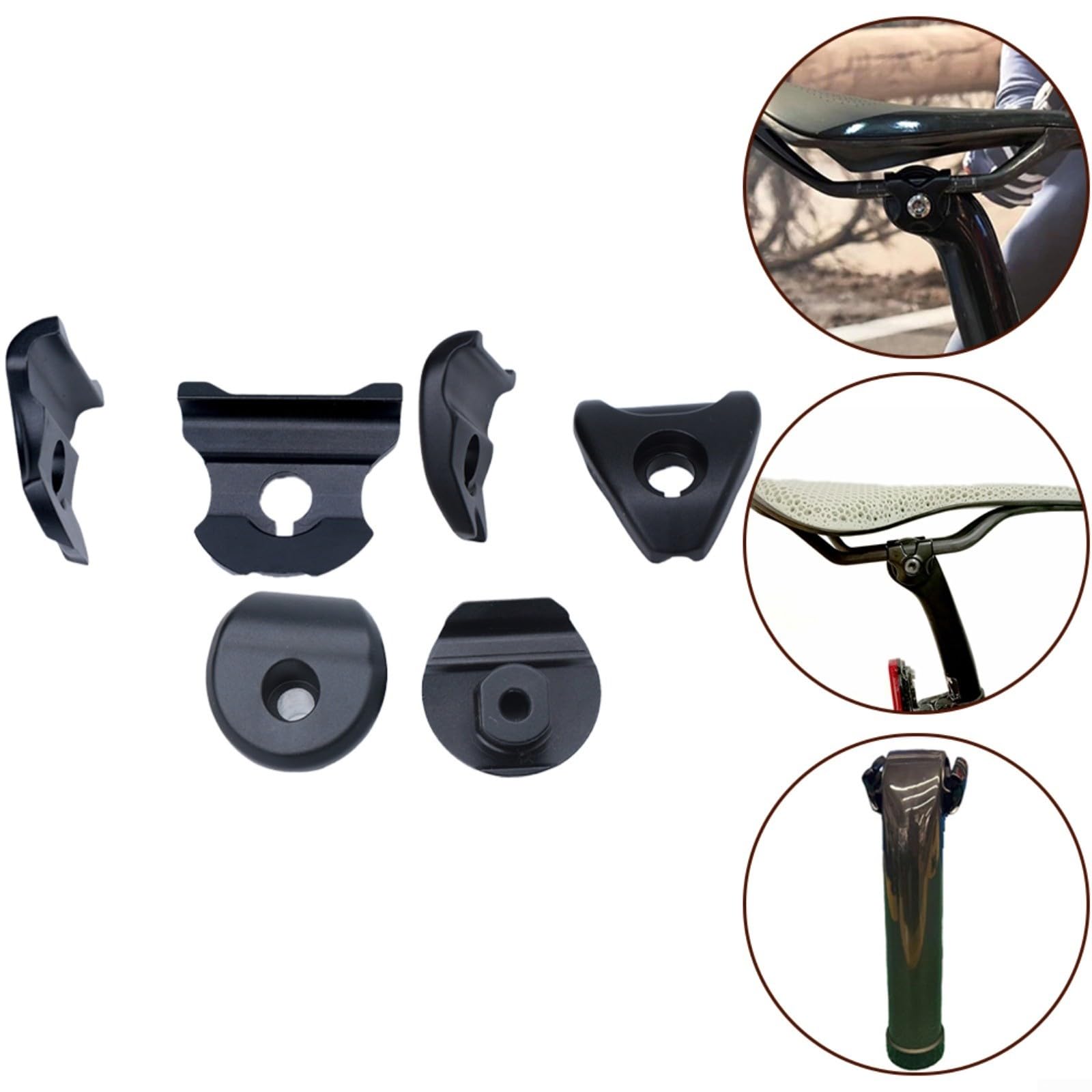 Morsetto reggisella bici per adattatore guide sella in carbonio 7x9mm tubo sella bicicletta clip ovali/rotonde accessori ciclismo  18