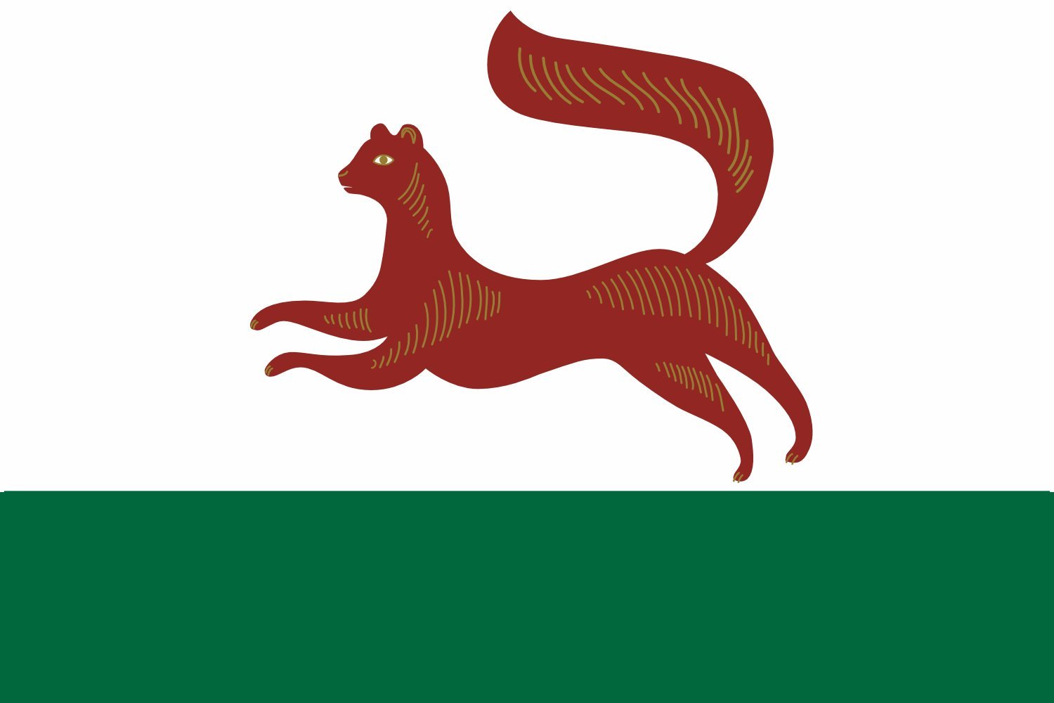 Drapeau de Oufa grand format pour pavoiser et afficher les couleurs de Ufa