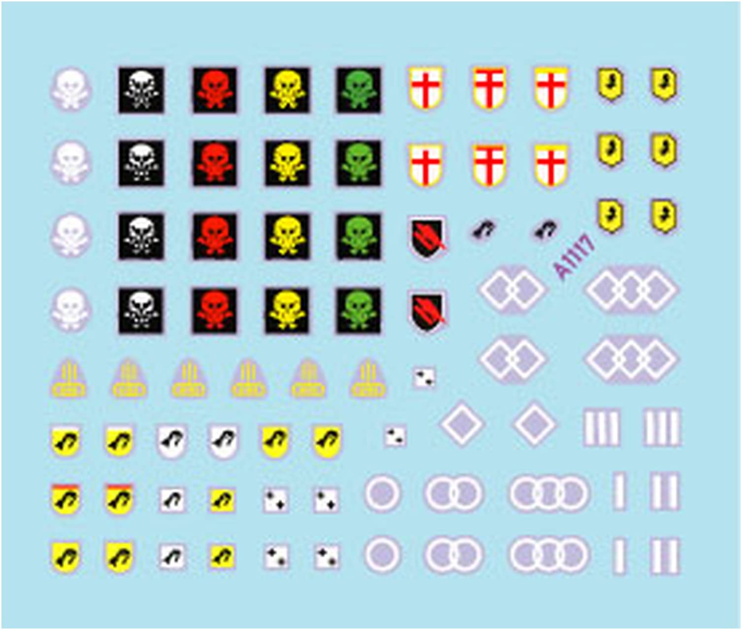 Décalcomanie Star Decal SD72-A117 pour diorama militaire WWII 1/72