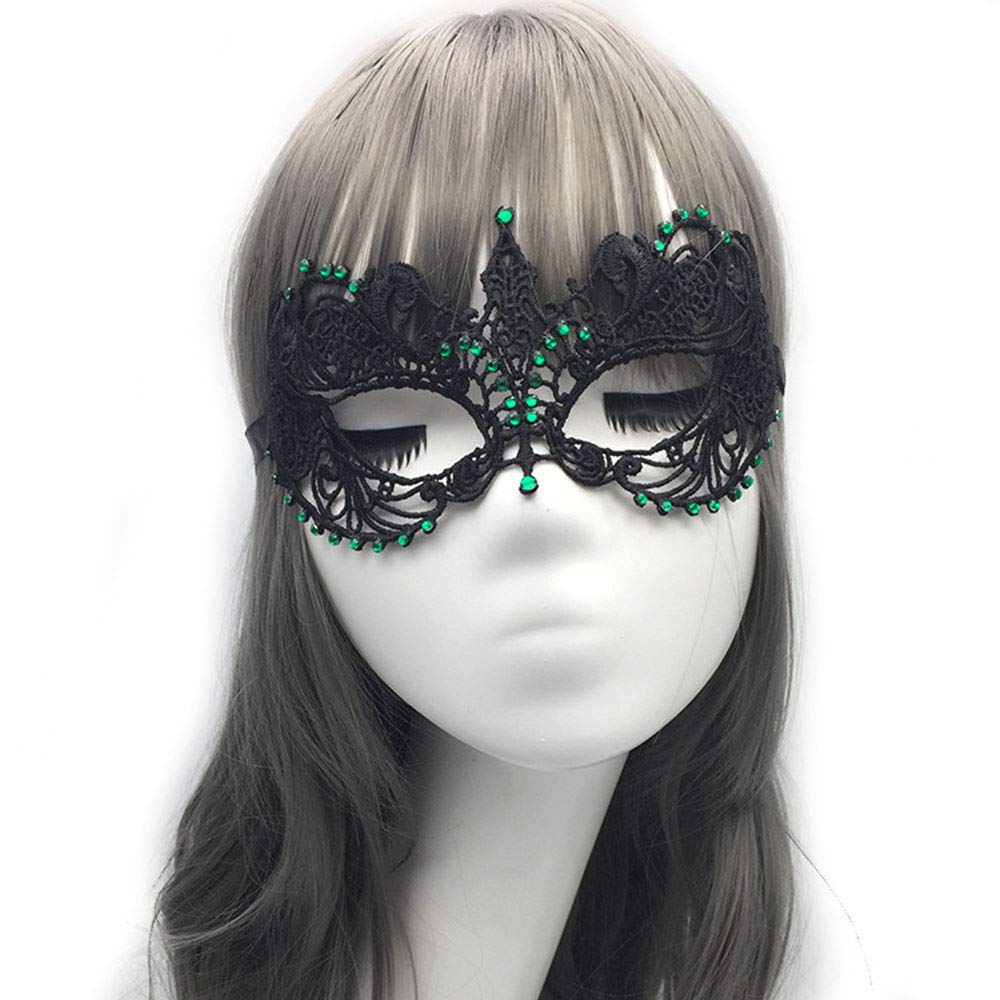 Masque Bal Strass Femme - Masque Vénitien Dentelle - Carnaval, Mardi Gras - Élégant Et Ajustable