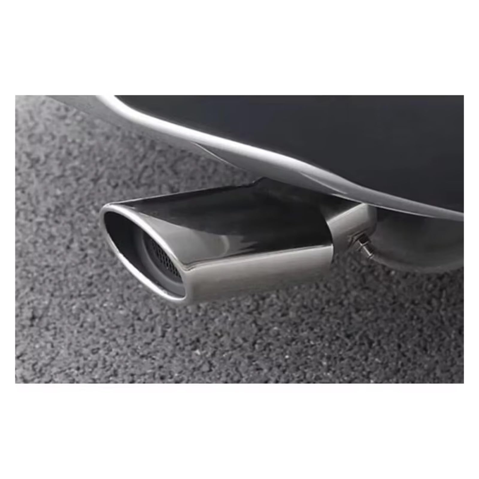 NiSza Voiture tuyaux d'échappement Embout de Tuyau d'échappement Droit 2 pièces Garniture pour CR-V pour CRV 2023 2024 Embouts Gorge Voiture