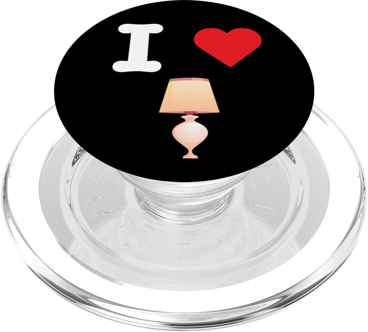 I Love Table Lamps Light Fixture Desk Nightstand Aesthetic PopSockets MagSafe PopGrip for iPhone
