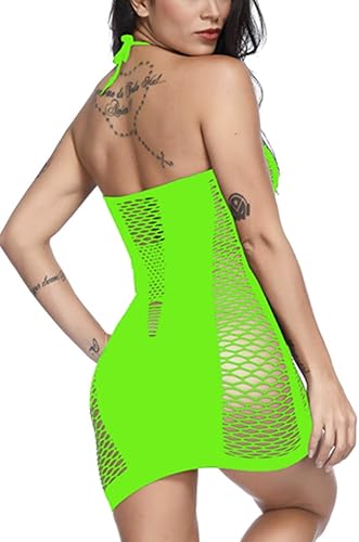 Miniatura 6 de Lencería sexy para mujer, babydoll de malla, mini vestido camisola