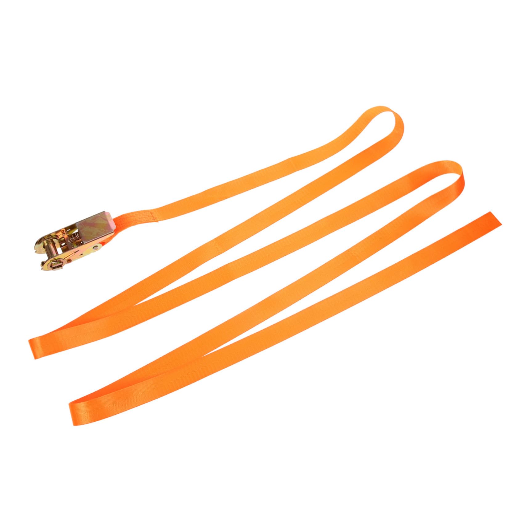 NUOBESTY 4 Pièces tendeur de voiture petit rochet boucler cliquets lourd sangles d'arrimage de sangles d'arrimage de voiture sangles à cliquet sangle en nylon Orange