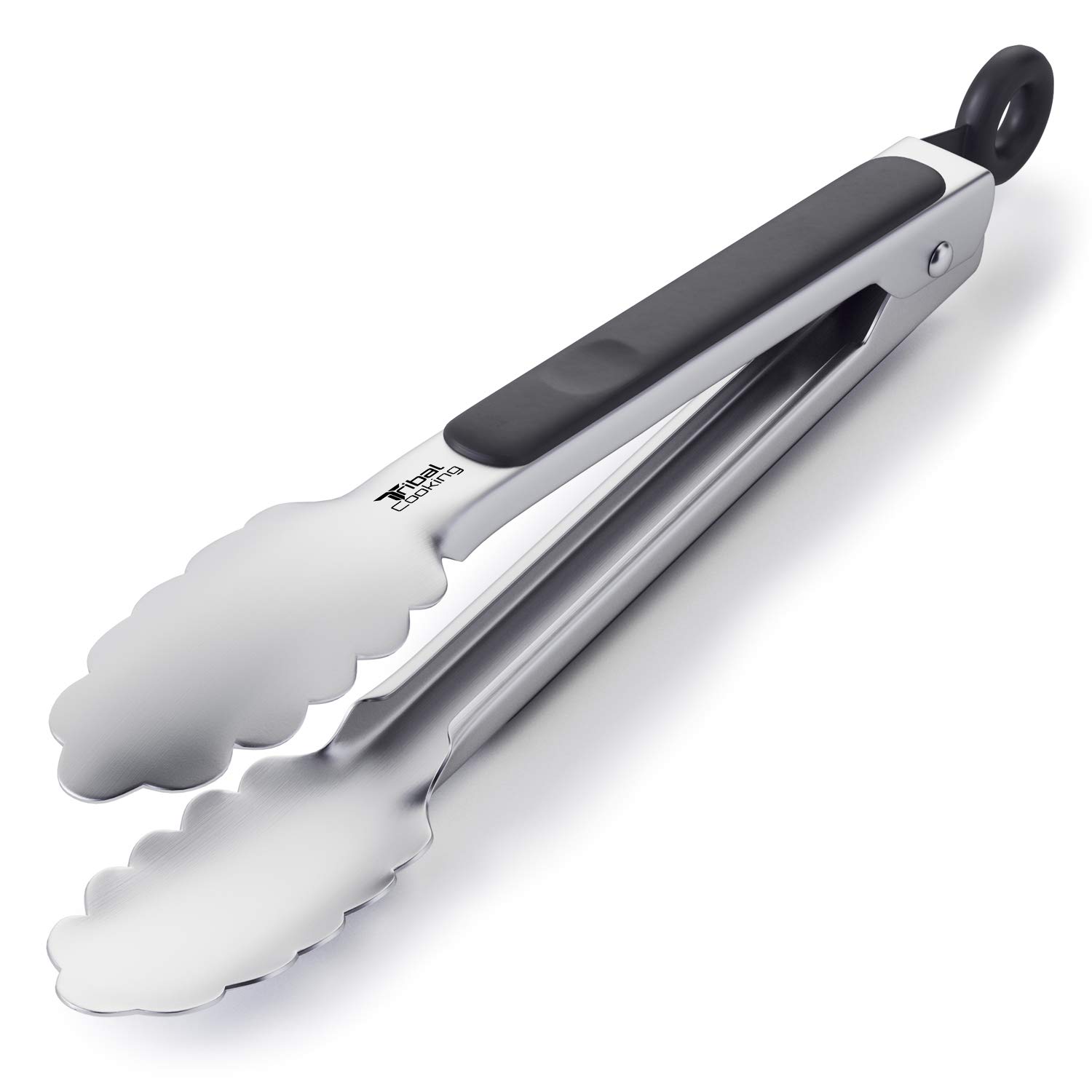 Buy Tribal Cooking Kitchen Tongs with Silicone Tips Stainless Steel