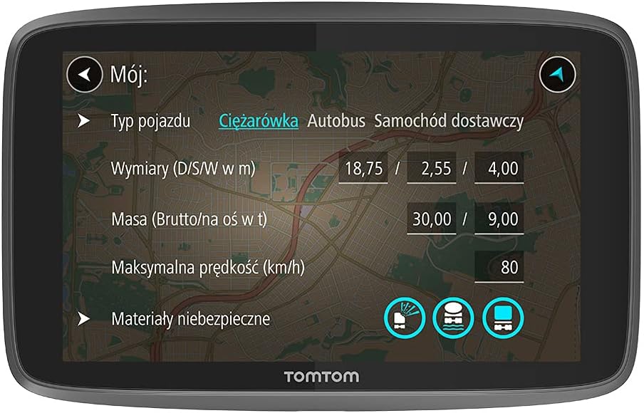 Tomtom 1PL6.002.12 Navigation System Go Professional 6250, Black