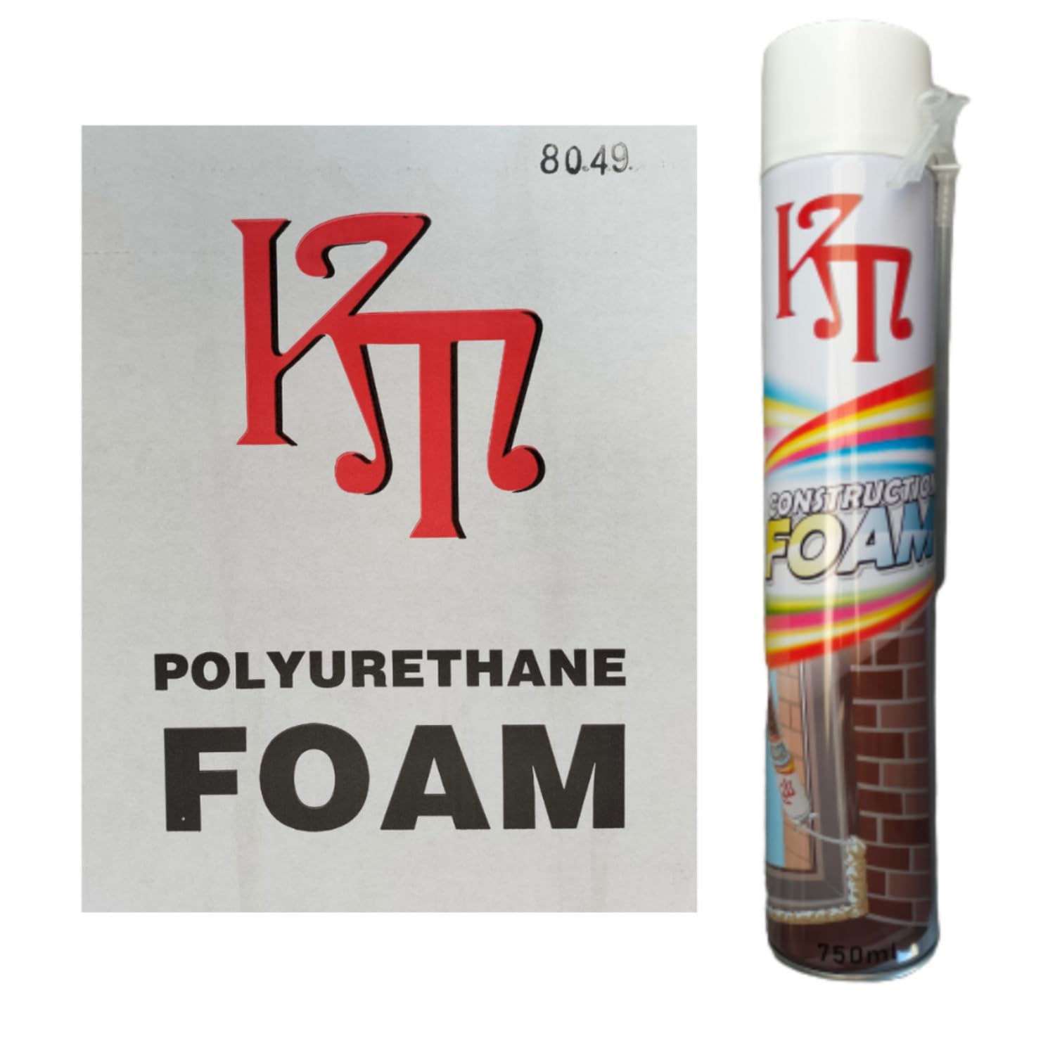 KT POLYURETHANE FOAM SPRAY TO FILL VOIDS 2 PCS