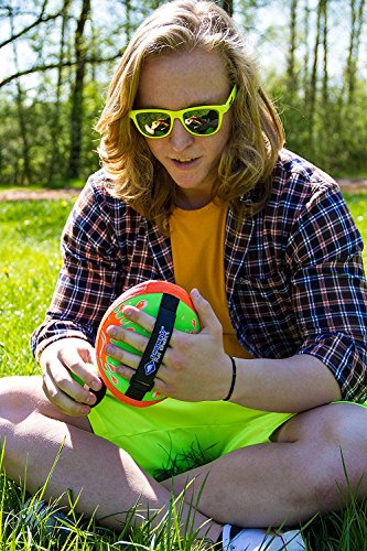Klettballspiel Schildkröt Neopren Set mit 2 Handfängern und Ball