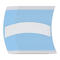 Vista 1 de Luter 40 cintas de peluca para pelucas de encaje, cinta adhesiva invisible de doble cara para pelucas, impermeable, curvada, peluca frontal curva