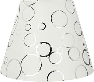 Aspen Creative 58901A, Empire Uno Lamp Shade, White, 5